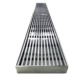 Wide Silver Linear Floor Grate 600~3000 (L) X 100 (W) MM