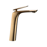Bellino Brushed Yellow Gold Tall Basin Mixer
