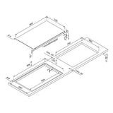 BLAUPUNKT 90CM CERAMIC COOKTOP (BLACK)