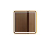 Venus 600×750 / 750×900 / 1200×750mm LED Rectangular Mirror – Brushed Gold Frame