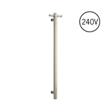 VSH900HBN Brushed Nickel 240Volt Vertical Single Heated Rail
