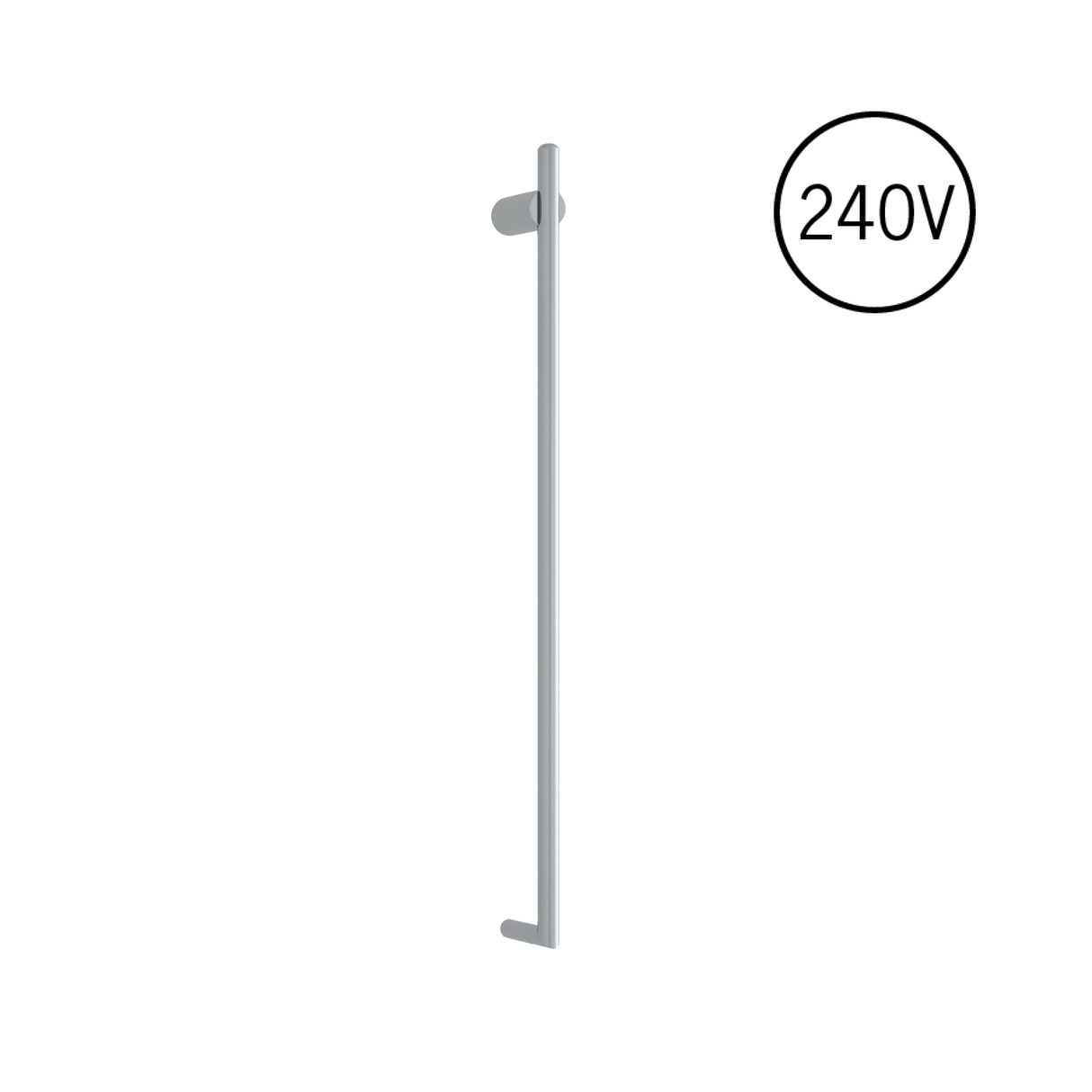 VTH900 Polished Stainless Vertical Heated Towel Rail