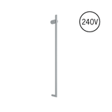 VTH900 Polished Stainless Vertical Heated Towel Rail