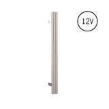 VW900 Polished Stainless Steel Triple Tube Vertical Single Heated Towel Rail