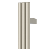 VW900BN Brushed Nickel Triple Tube Vertical Single Heated Towel Rail
