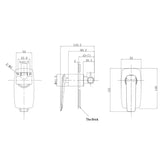 Bellino Chrome Wall Mixer