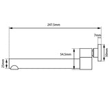 Brushed Nickel Swivel Spout