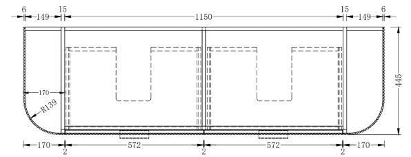 Adair Curved Fluted Wall Hung Vanity - Walnut Wood | 1500mm x 450mm