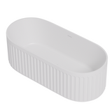 Cascade Matte White Solid Surface Stone Free Standing Bath 1700mm*750mm*550mm