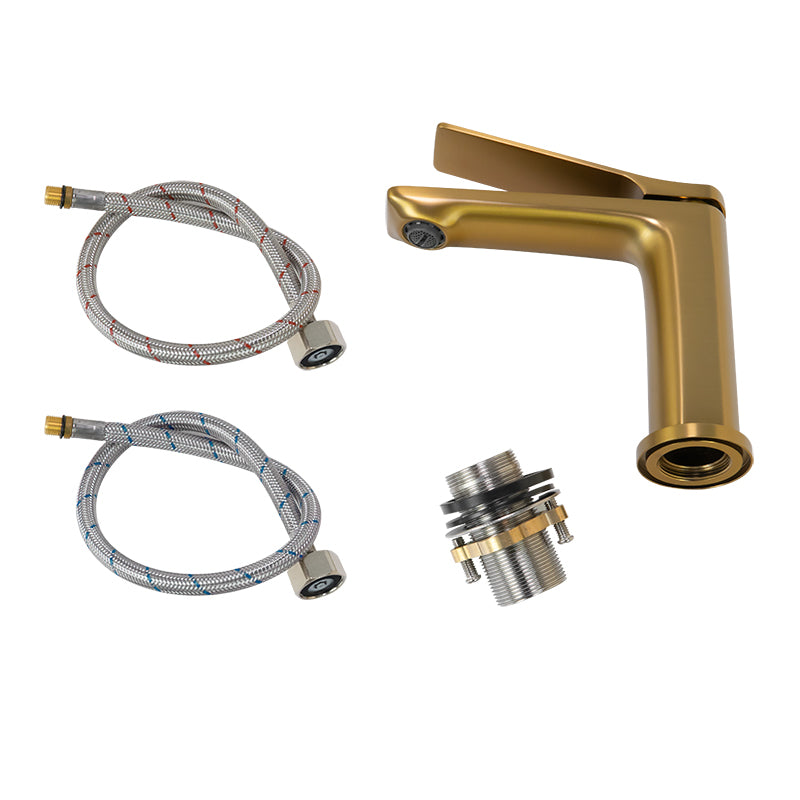 RUSHY - Brushed Brass Basin Mixer