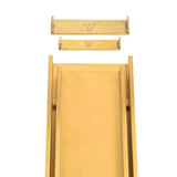 Wide Brushed Gold Tile Insert Floor Grate 600~3000 (L) X 100 (W) MM