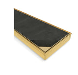 Wide Brushed Gold Tile Insert Floor Grate 600~3000 (L) X 100 (W) MM