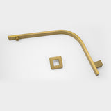 Brushed Brass Wall Shower Arm