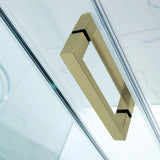 Frameless Adjustable Over Bath Wall to Wall Sliding Shower Screen