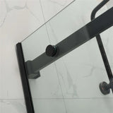 Frameless Adjustable Over Bath Wall to Wall Sliding Shower Screen