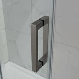 Frameless Adjustable Over Bath Wall to Wall Sliding Shower Screen