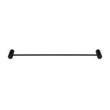 600mm Black Single Towel Rail