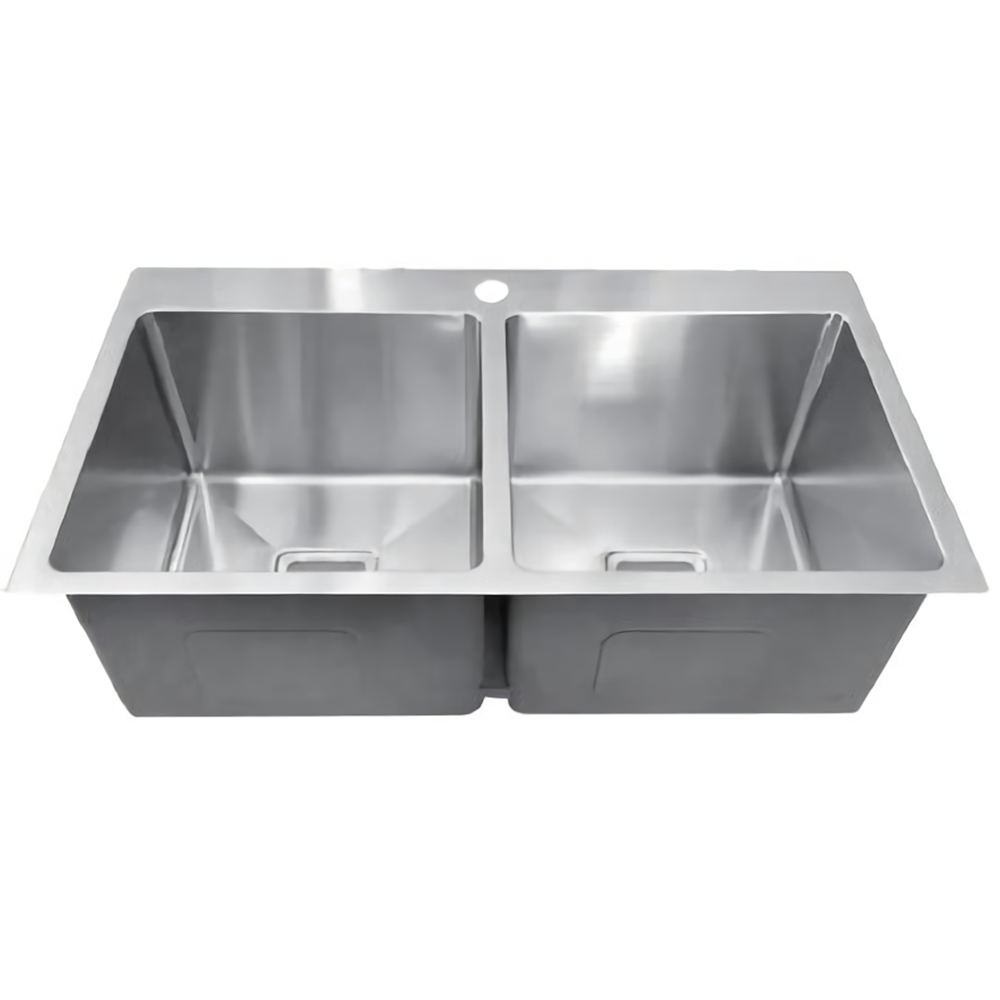 Stainless Steel Double Bowl Sink 775*450*235mm