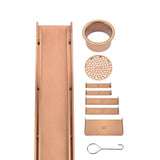 Wide Rose Gold Tile Insert Floor Grate 600~900 (L) X 100 (W) MM