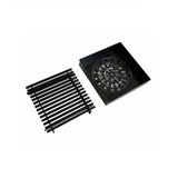 Matte Black 115mm Square Grill Floor Waste