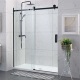 Frameless Adjustable Wall to Wall Sliding Shower Screen