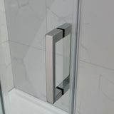 Frameless Adjustable Wall to Wall Sliding Shower Screen